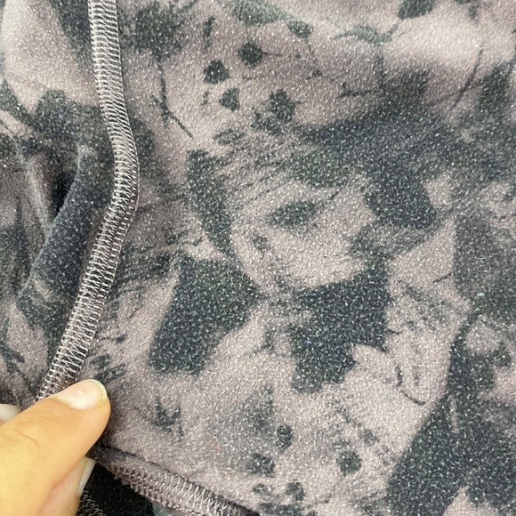 Lululemon Align Pant 28" Mini Dusk Floral Antique Bark Black - Picture 6 of 8